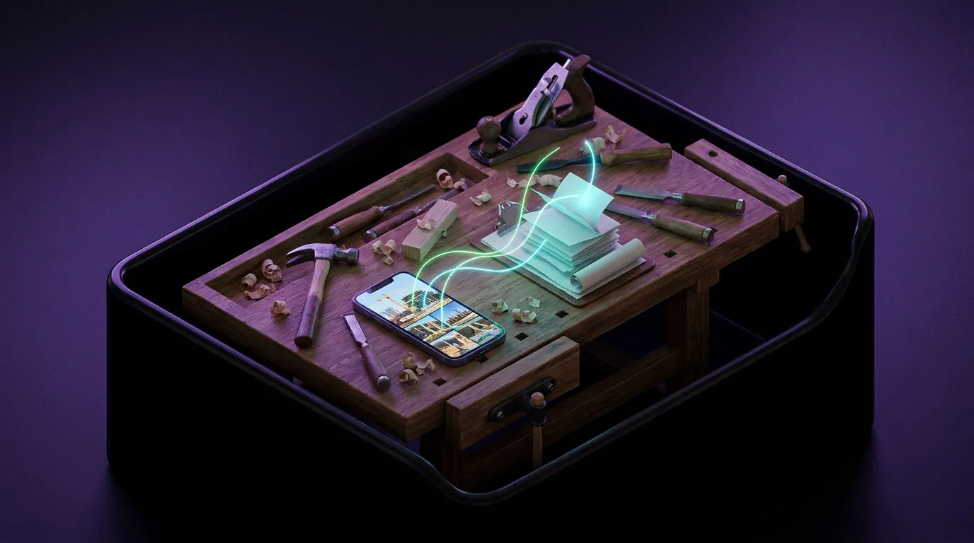 AI automatizácia pre odvetvie Remeselníci a stavebné firmy — ilustrácia