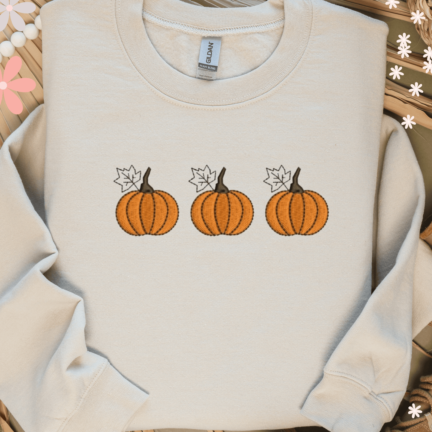 Cozy Up with Fresh Pumpkin Adorable Cutest Embroidered Sweatshirt