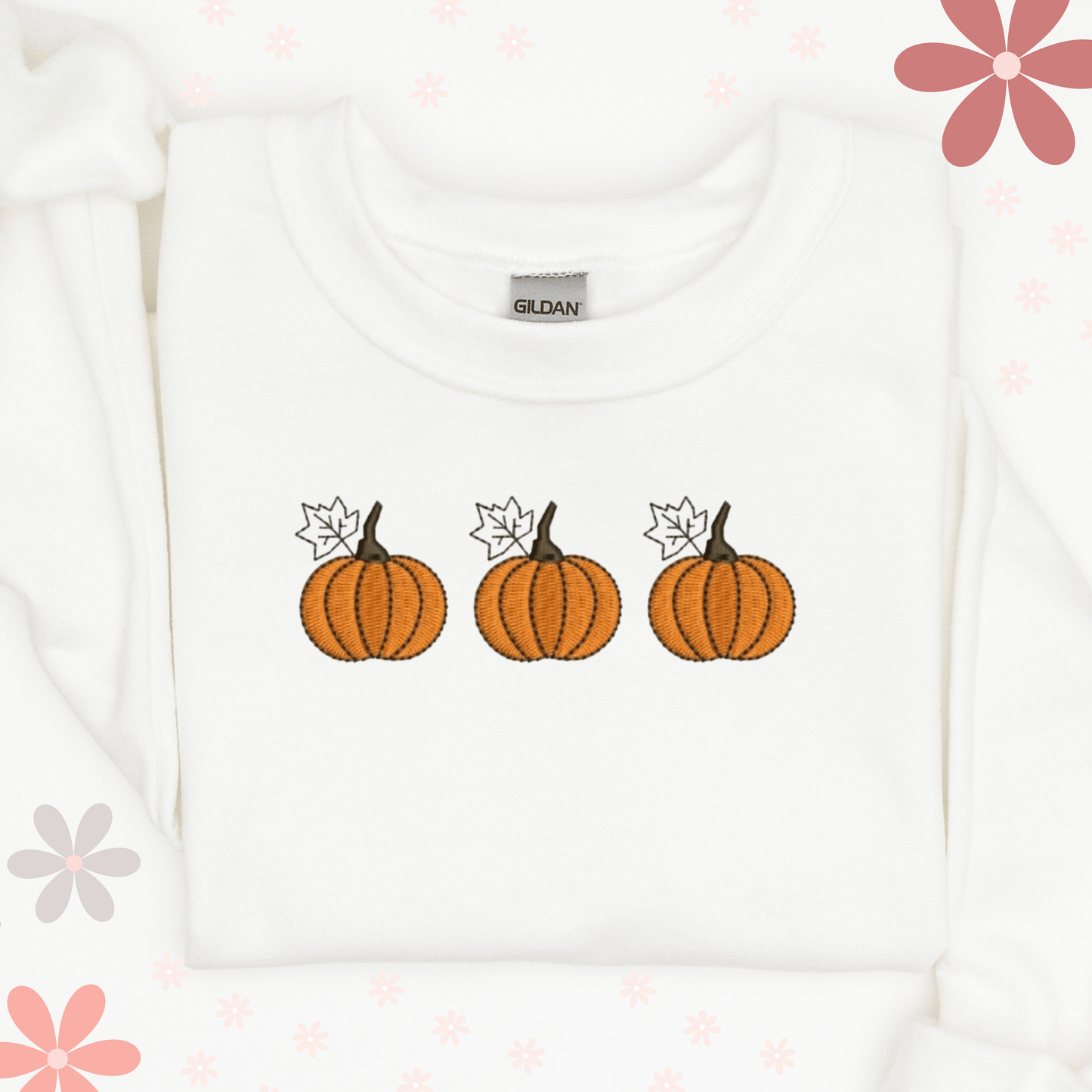 Cozy Up with Fresh Pumpkin Adorable Cutest Embroidered Sweatshirt